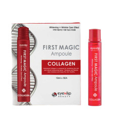 Сироватка для обличчя Eyenlip First Magic Ampoule Collagen з колагеном. 13 мл