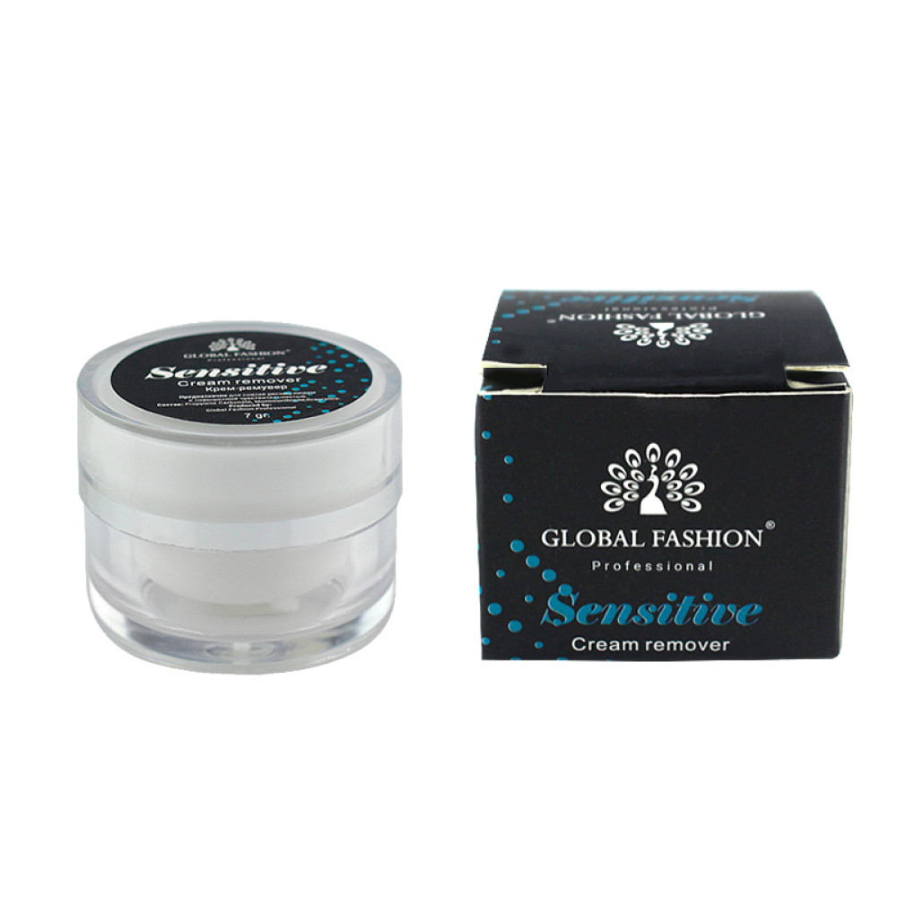 Ремувер для ресниц кремовый Global Fashion Cream Remover Sensitive. 7 г