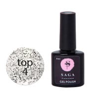 Топ для гель-лака Saga Professional Top 04 с черно... Топ для гель-лака Saga Professional Top 04 с черно...