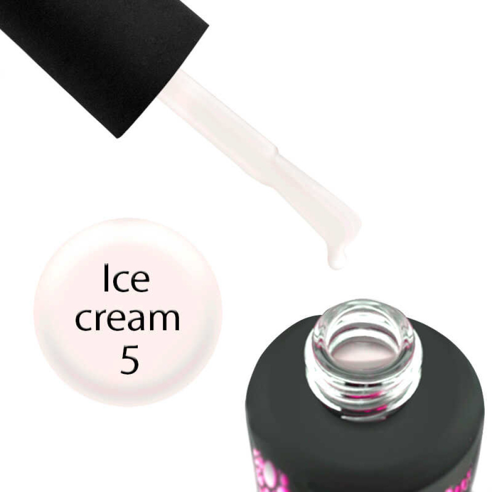 База камуфлююча для гель-лаку Elise Braun Cover Ice Cream Base 05. 15 мл