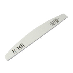 Пилка для нігтів Kodi Professional 100/100 півмісяць 10. колір білий