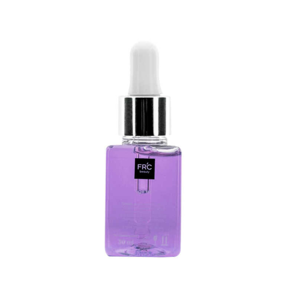 Масло для кутикулы FRC Beauty Cuticle Oil Purple Kolibri с пипеткой. цвет фиолетовый. 30 мл