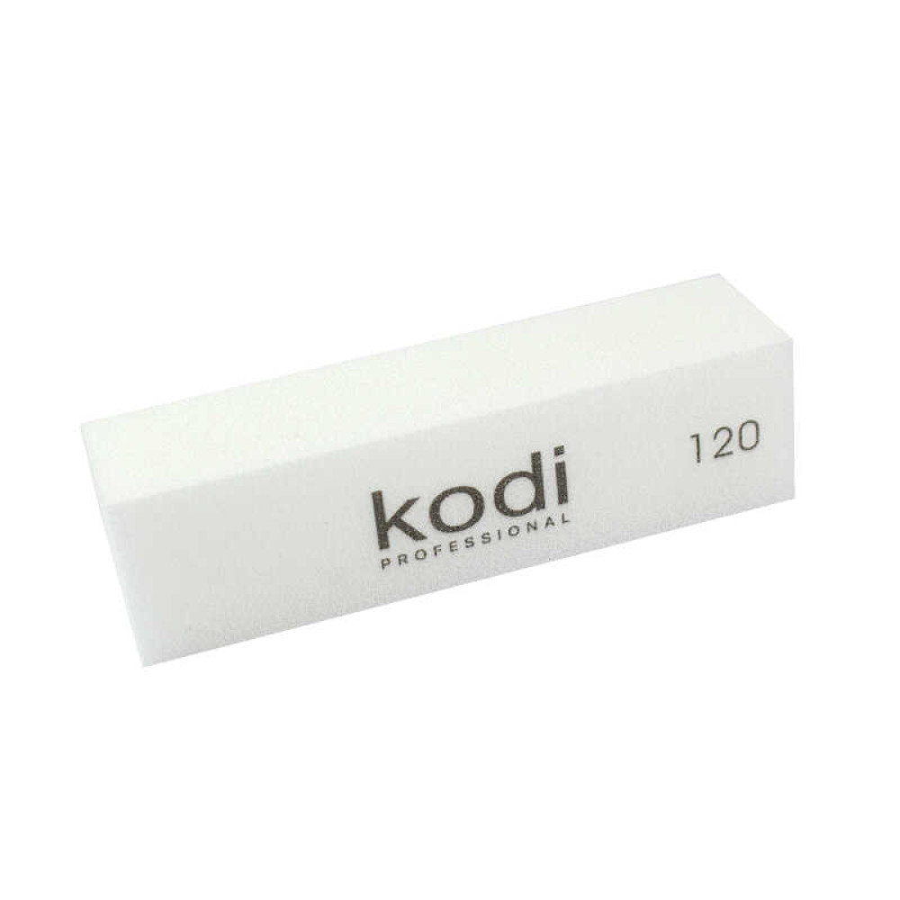 Баф-брусок для ногтей Kodi Professional 120, цвет белый