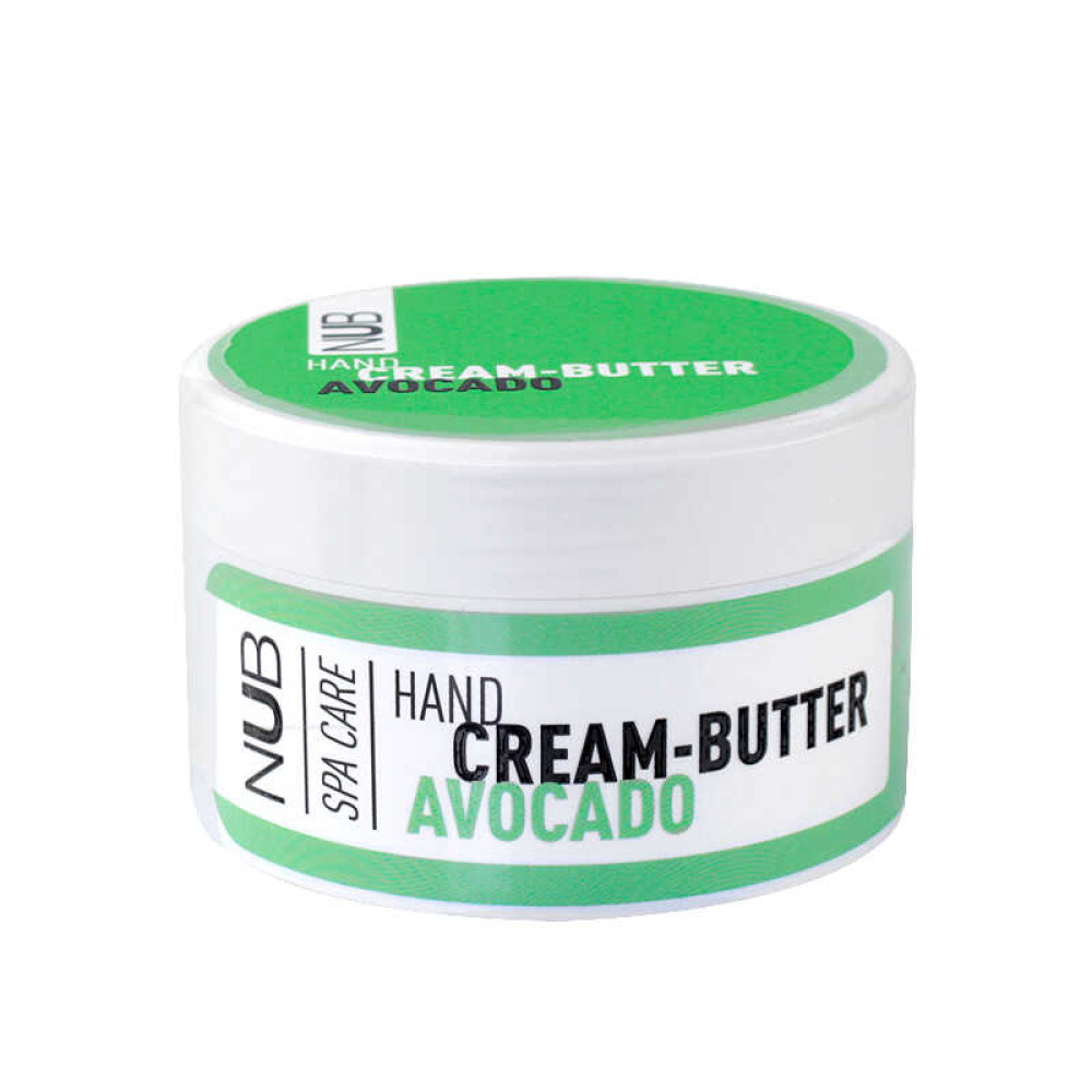 Крем-баттер для рук NUB Spa Care Hand Cream Butter Avocado питательный, авокадо, 200 мл