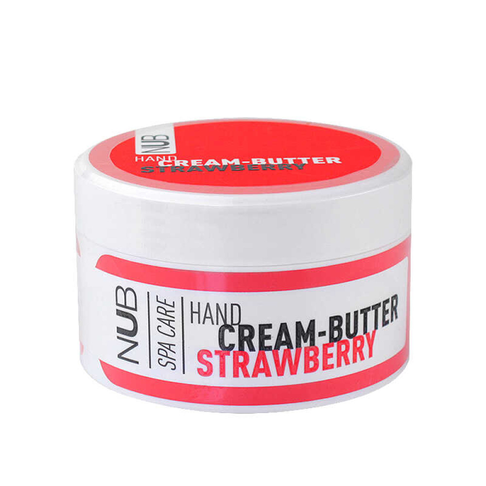 Крем-баттер для рук NUB Spa Care Hand Cream Butter Strawberry живильний. полуниця. 200 мл