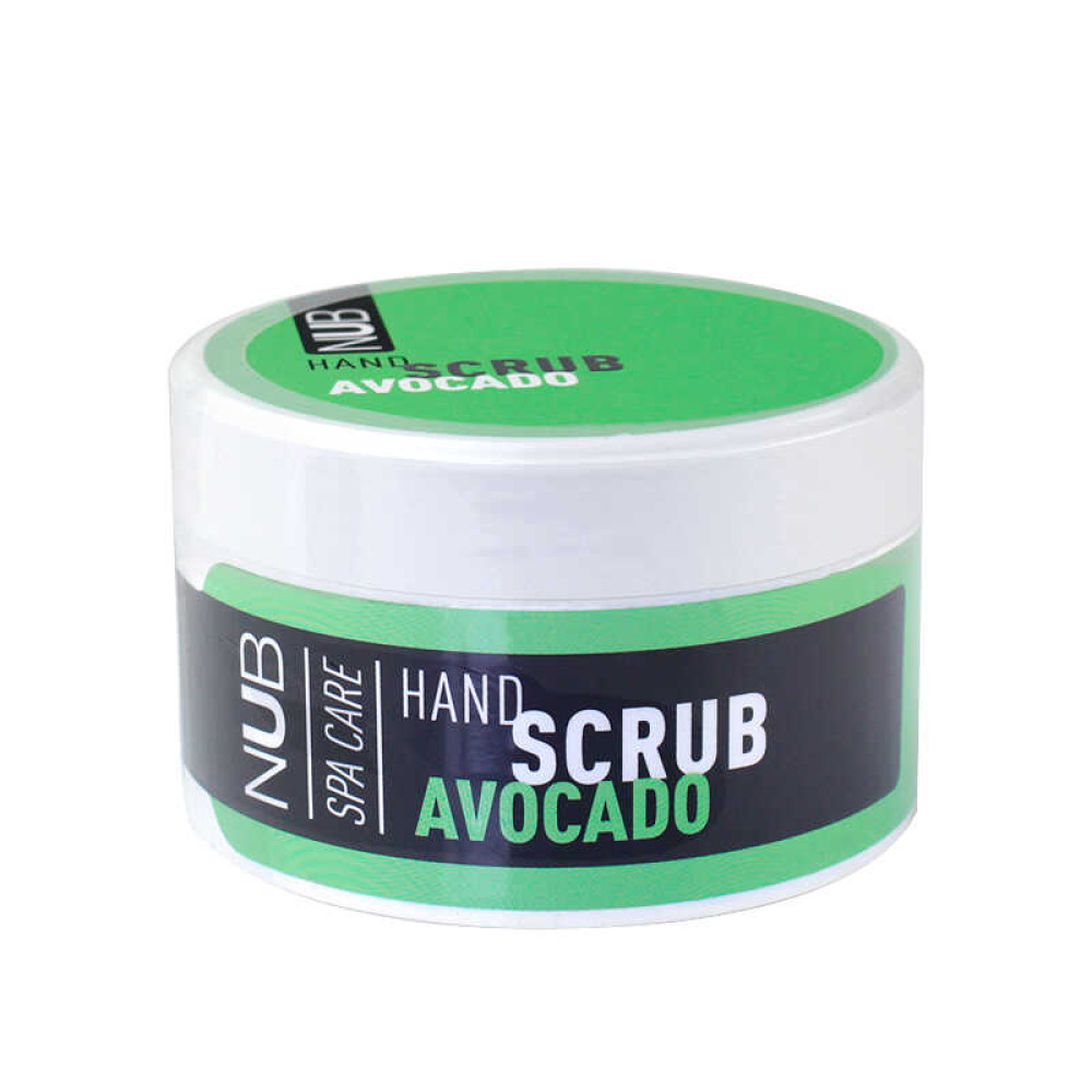 Скраб для рук NUB Spa Care Hand Scrub Avocado. авокадо. 200 мл