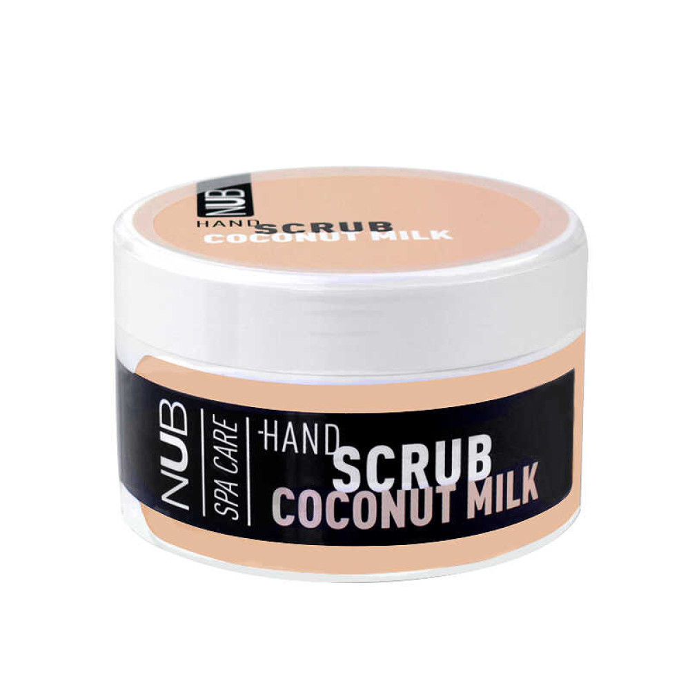 Скраб для рук NUB Spa Care Hand Scrub Coconut Milk. кокосовое молоко. 200 мл