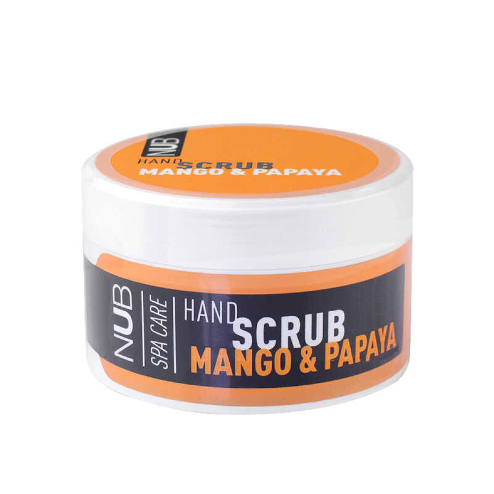 Скраб для рук NUB Spa Care Hand Scrub Mango Papaya. манго папайя. 200 мл