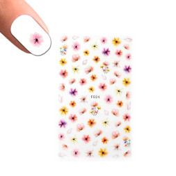 Наклейка для ногтей LBS F 024 Цветы, лепестки