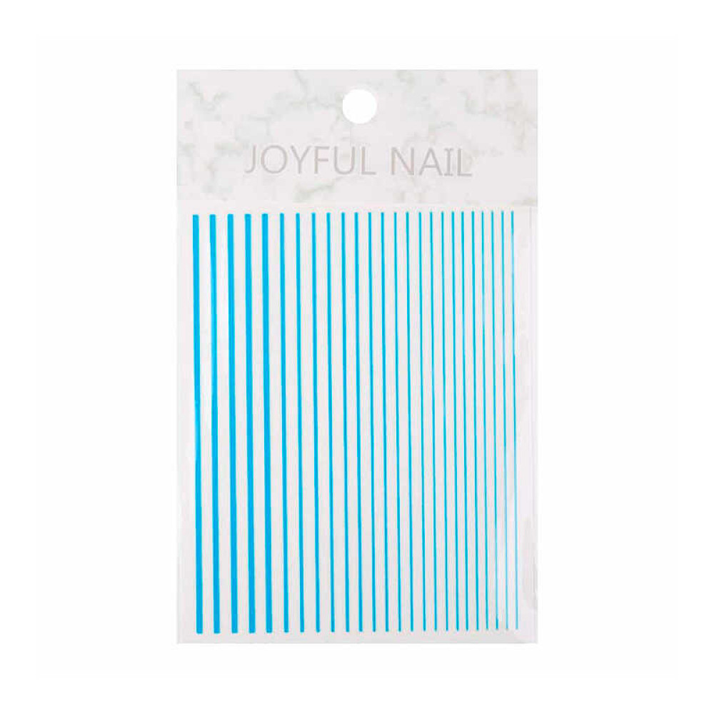 Гибкая лента для ногтей Joyful Nail, цвет голубой