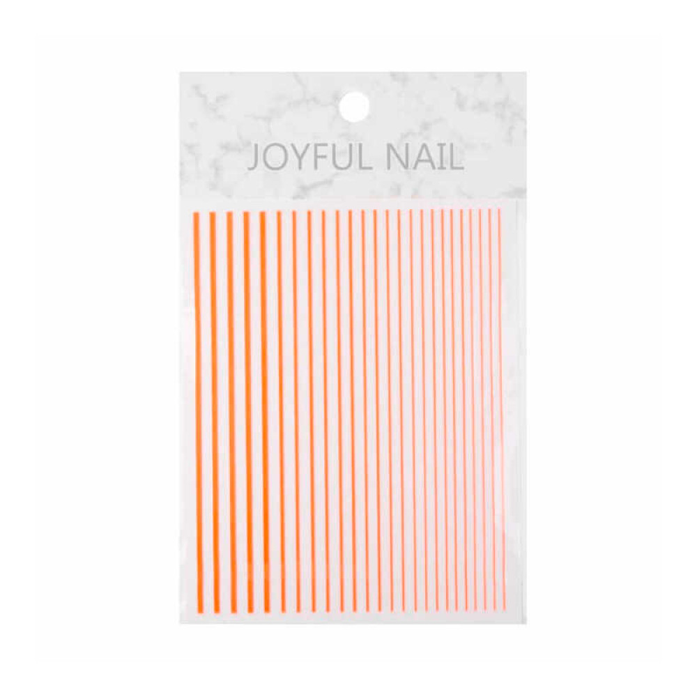 Гнучка стрічка для нігтів Joyful Nail. колір помаранчевий