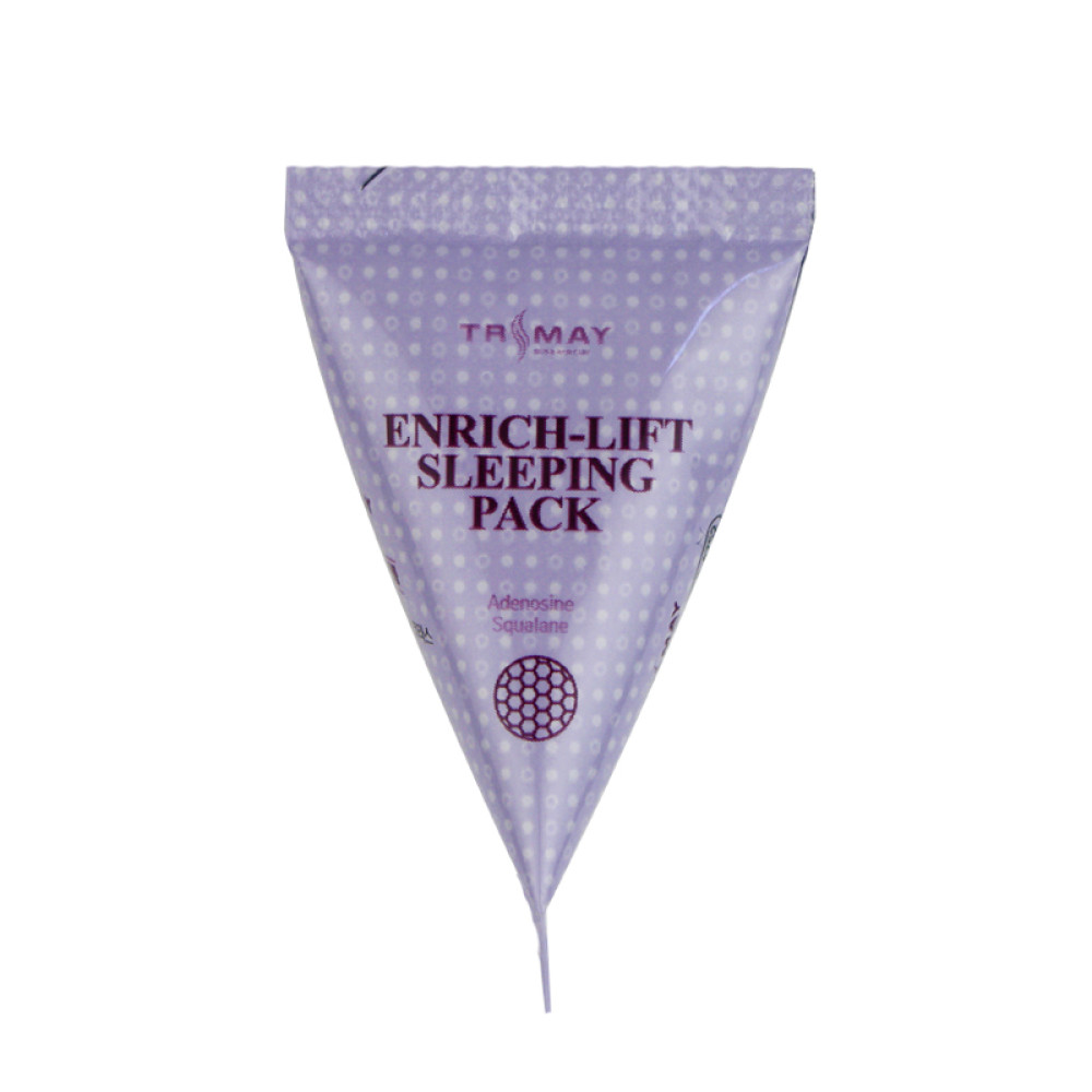 Ночная маска для лица Trimay Enrich-Lift Sleeping Pack для повышения эластичности кожи со скваланом. 3 г