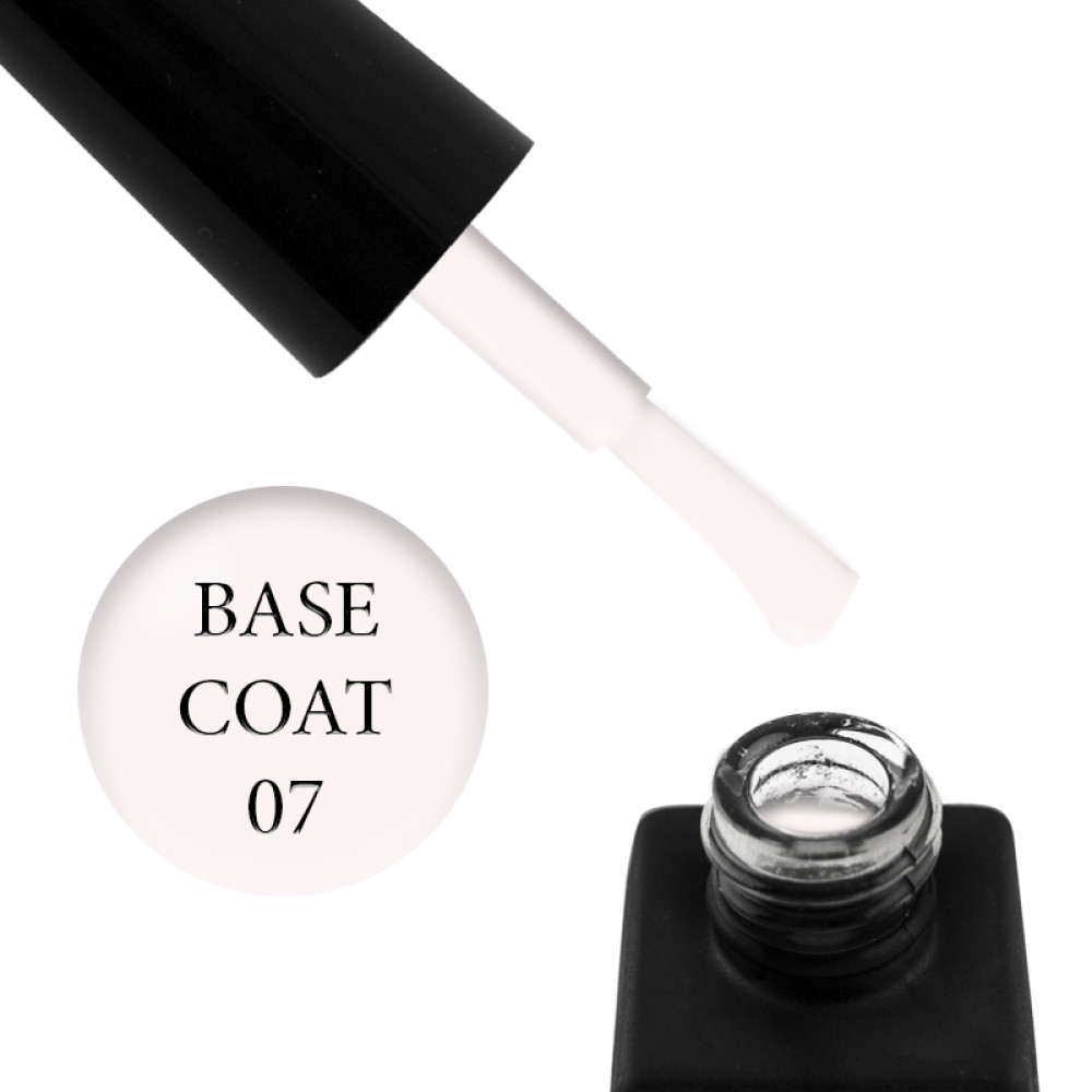 База камуфлююча каучукова для гель-лаку Global Fashion French Rubber Base Coat 07. 8 мл