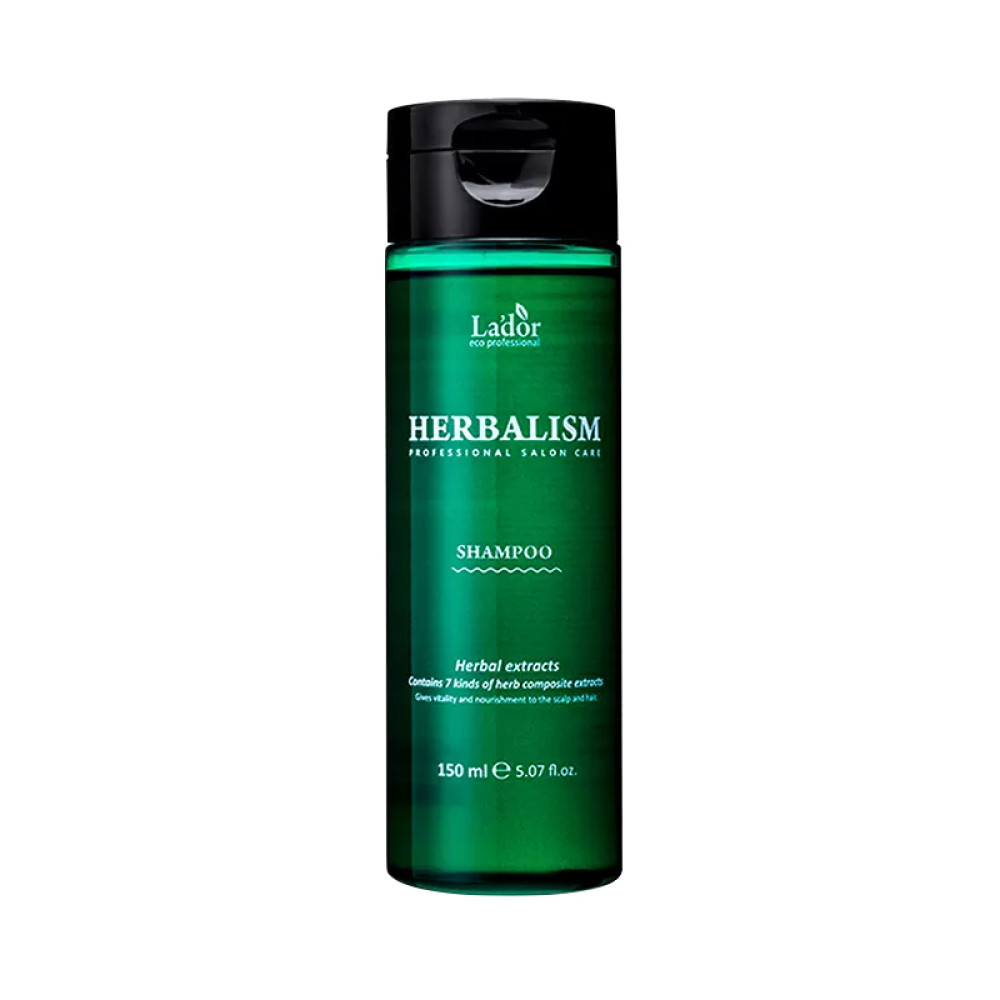 Шампунь против выпадения волос La.dor Herbalism Shampoo успокаивающий с травяными экстрактами. 150 мл