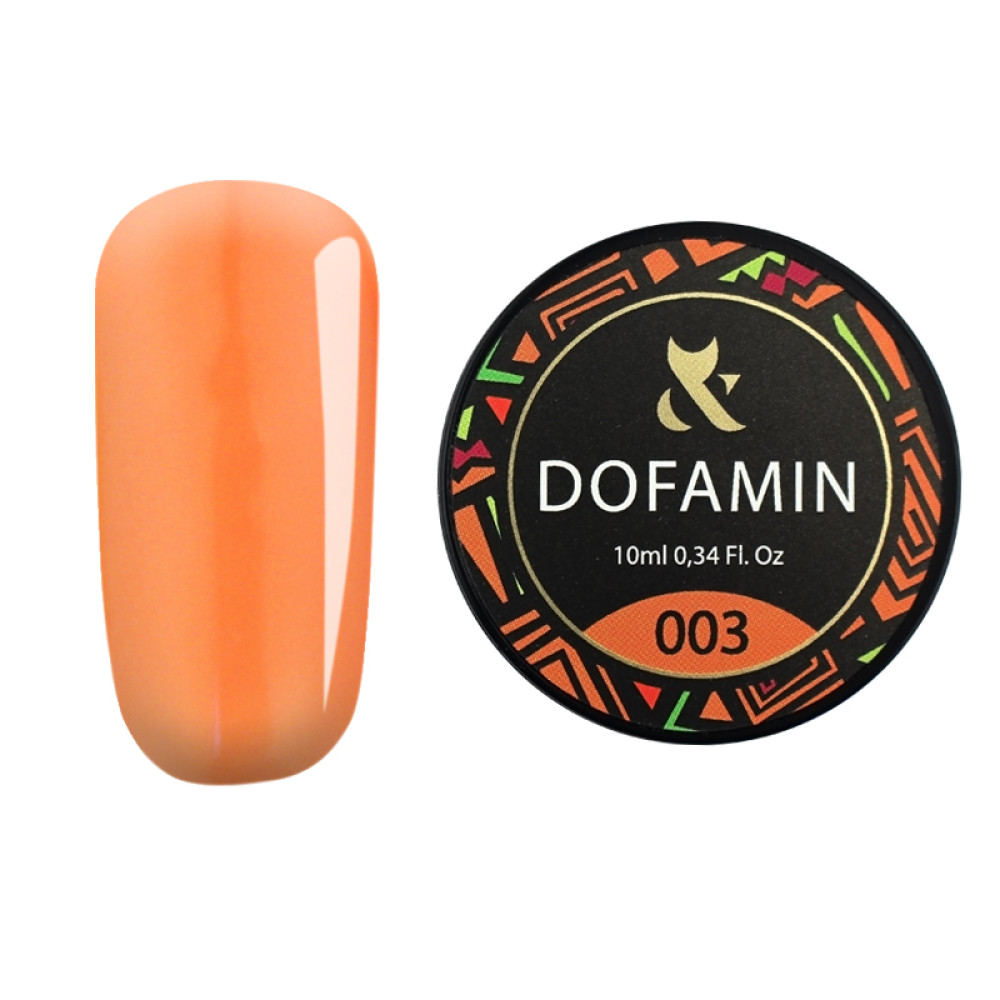 База неоновая F.O.X Base Dofamin 003. яркий оранжевый. 10 мл