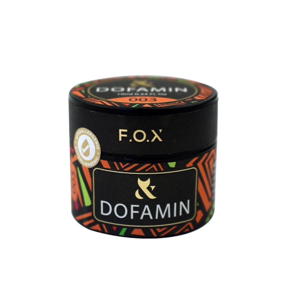 База неоновая F.O.X Base Dofamin 003. яркий оранжевый. 10 мл