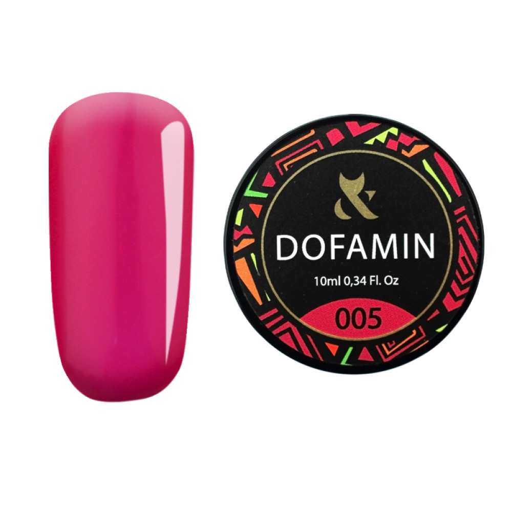 База неоновая F.O.X Base Dofamin 005. яркий розовый. 10 мл