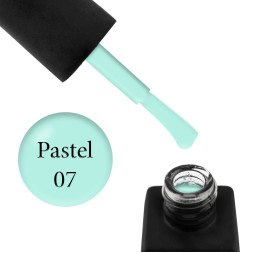 База цветная Kodi Professional Color Rubber Base Gel Pastel 07. пастельный бирюзовый. 8 мл