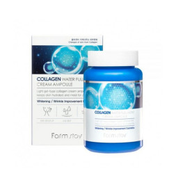 Крем ампульний Farmstay Collagen Water Full Moist Ampoule Cream з колагеном, 250 мл
