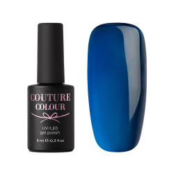 Гель-лак Couture Colour Vitrage Gel VG 04 синий. 9 мл