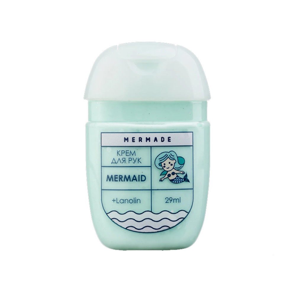 Крем для рук Mermade Mermaid. свежий парфюмированный аромат. с ланолином. 29 мл