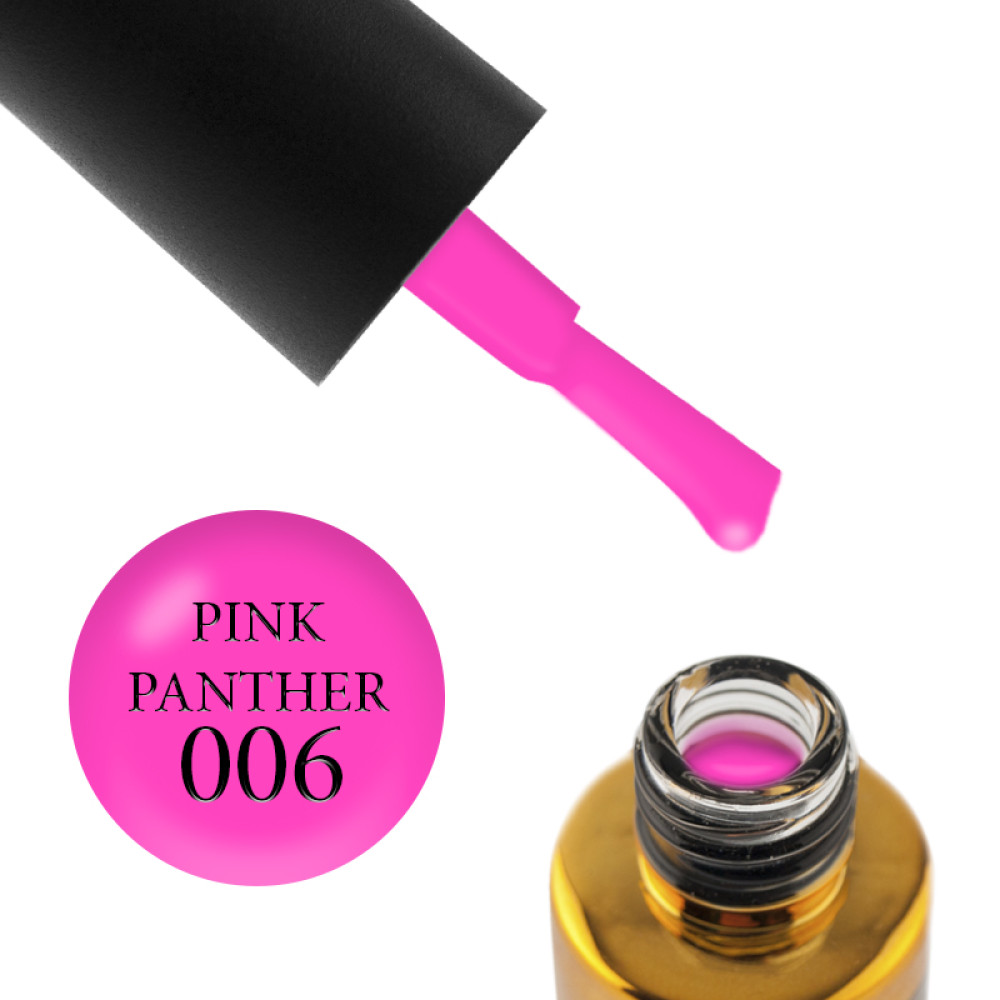 Гель-лак F.O.X Pink Panther 006 розовая фуксия. 7 мл