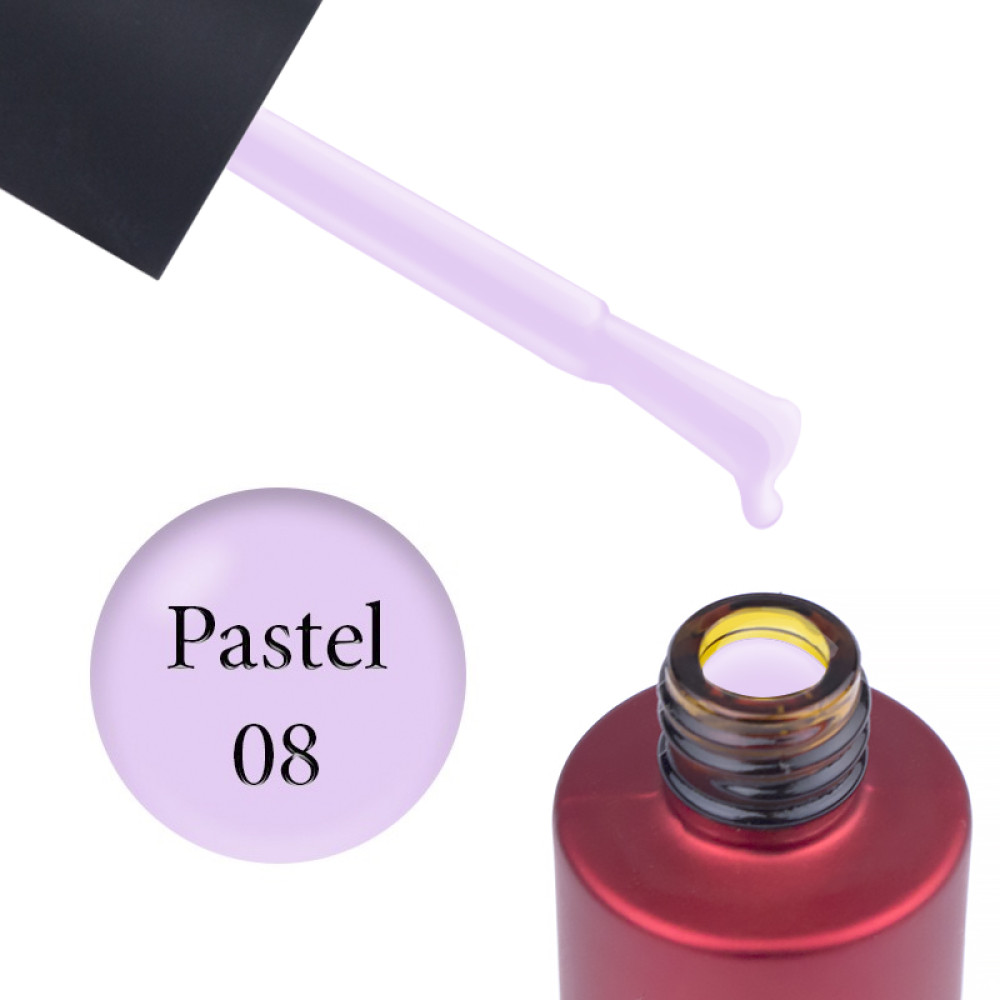 База цветная Kodi Professional Color Rubber Base Gel Pastel 08. пастельный сиреневый. 7 мл