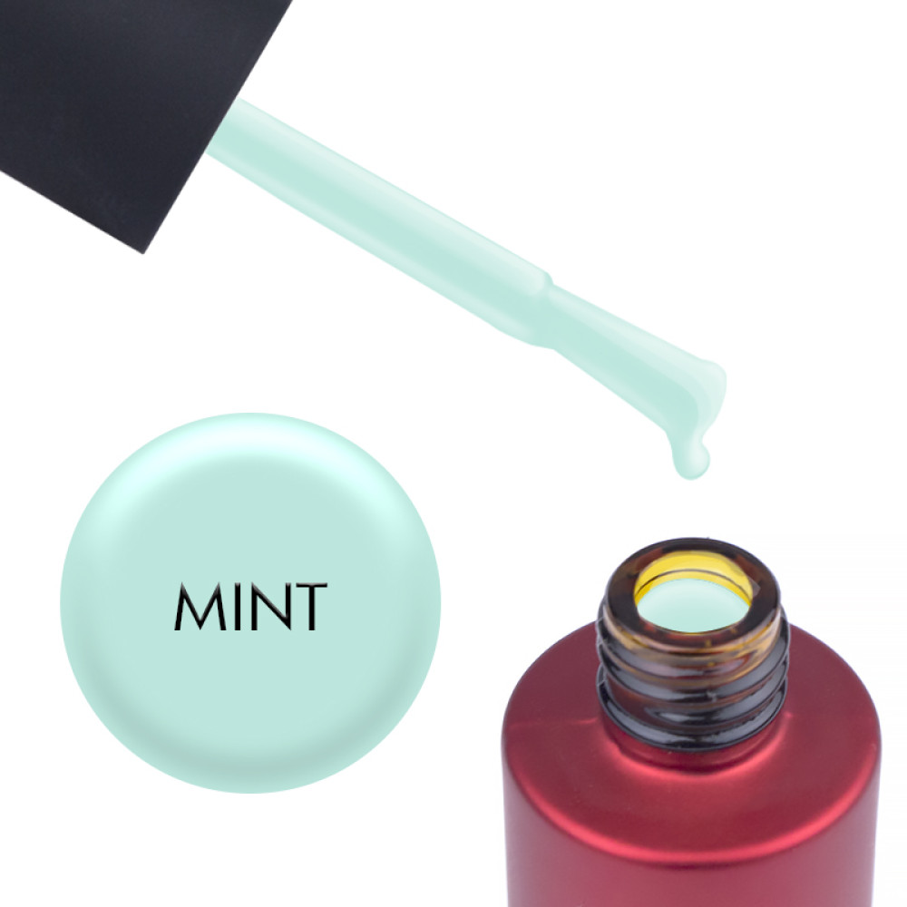 База цветная Kodi Professional Color Rubber Base Gel Macarons Mint, мятно-голубой, 7 мл