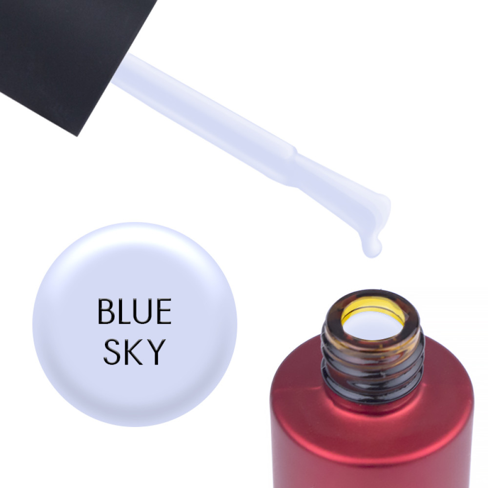 База цветная Kodi Professional Color Rubber Base Gel Macarons Blue Sky, мягкий лавандовый, 7 мл