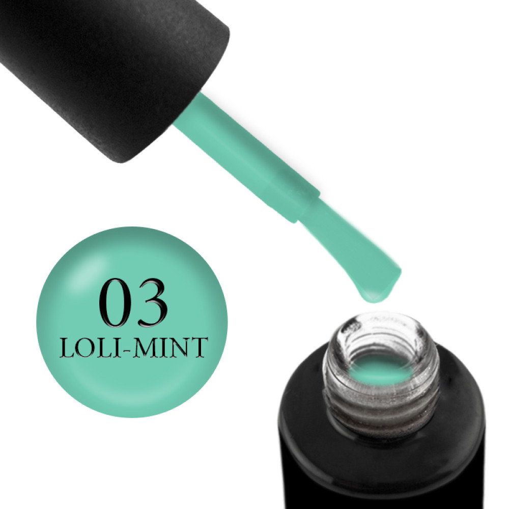 База кольорова Adore Professional Loli Base 03 Loli-Mint. колір прохолодний мятний. 7.5 мл