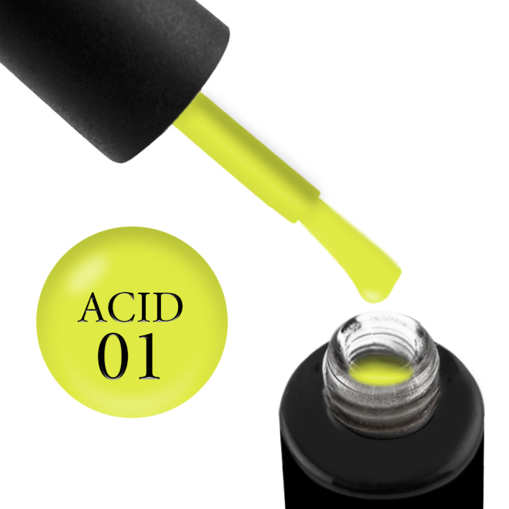 База неоновая Adore Professional Neon Base 01 Acid. цвет лимонно-неоновый. 7.5 мл