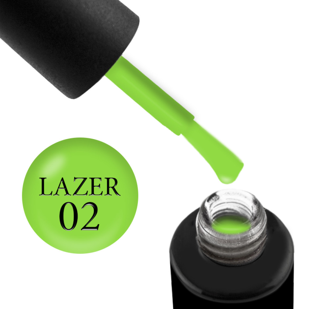 База неонова Adore Professional Neon Base 02 Laser. колір салатово-неоновий. 7.5 мл