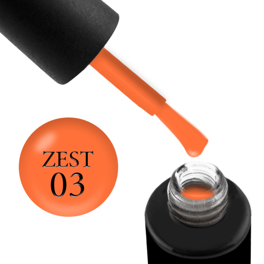 База неонова Adore Professional Neon Base 03 Zest. колір помаранчево-неоновий. 7.5 мл