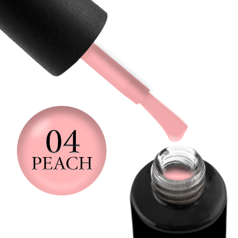 База камуфлююча Adore Professional Rubber Cover French Base 04 Peach. колір персиковий. 7.5 мл