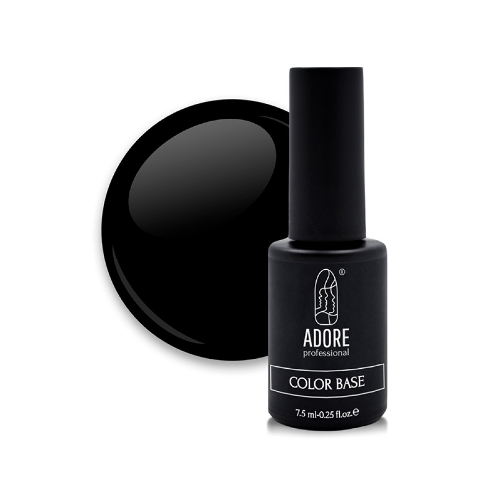 База цветная Adore Professional Color Base 07 Black. цвет черный. 7.5 мл