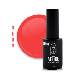 Гель-лак Adore Professional Neon N-02 Sicilian яскраво-червоний. 7.5 мл