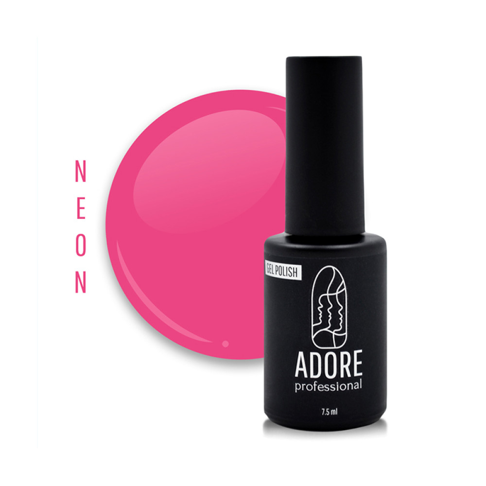 Гель-лак Adore Professional Neon N-05 Soda кукольно-розовый. 8 мл