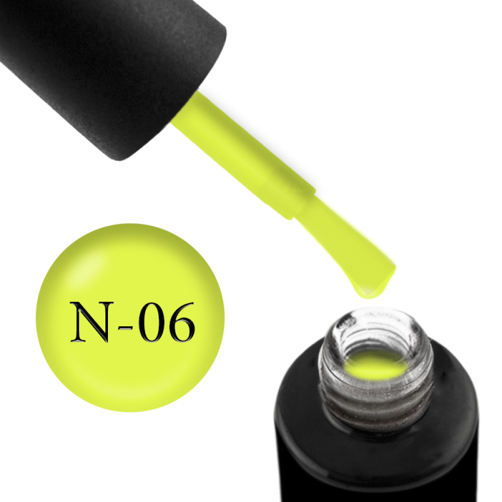Гель-лак Adore Professional Neon N-06 Lemon насыщенный лимонный. 7.5 мл