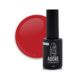 Гель-лак Adore Professional 104 Red класичний світлий червоний. 7.5 мл