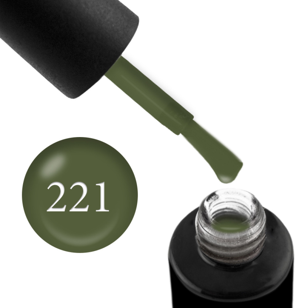 Гель-лак Adore Professional 221 зелений хакі. 8 мл