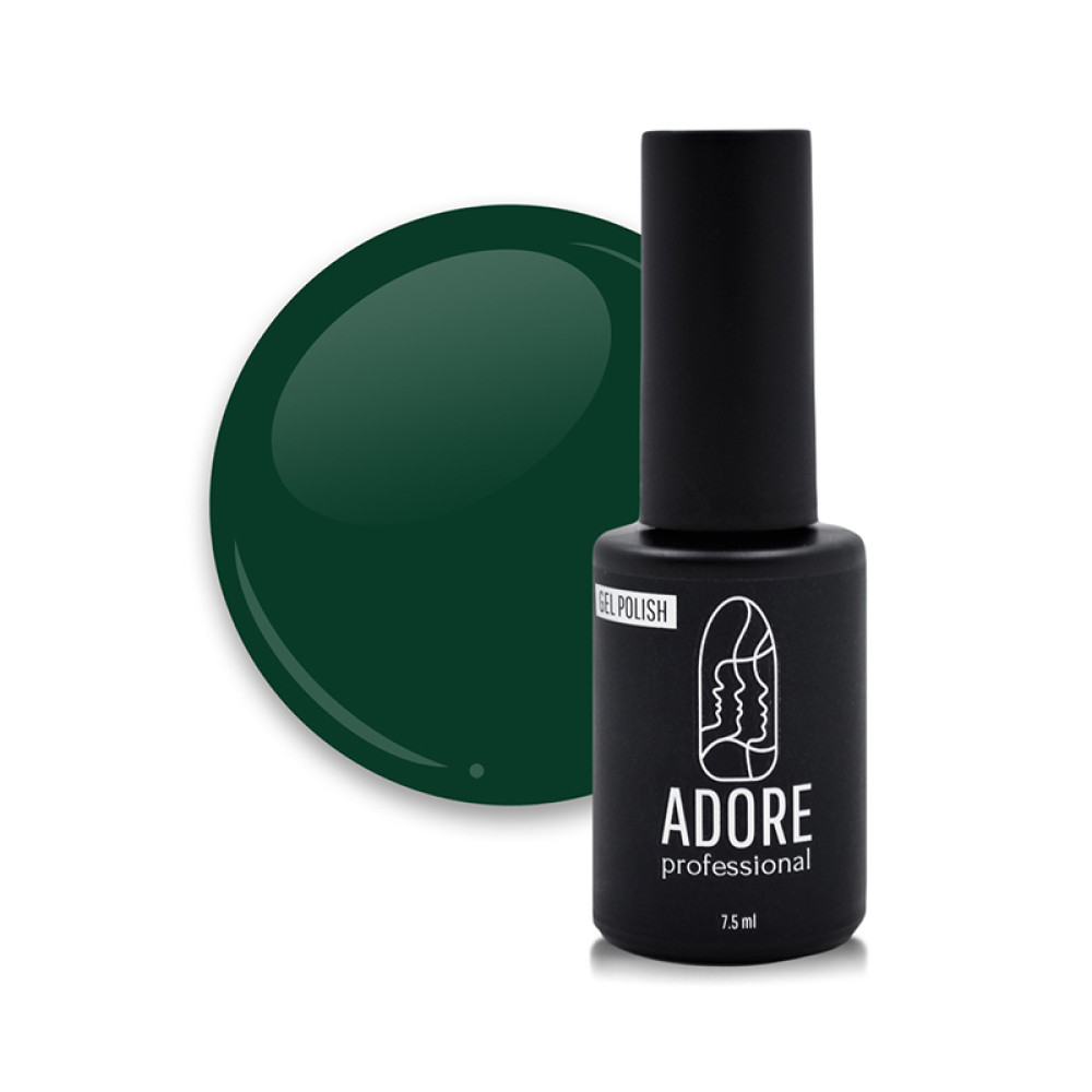 Гель-лак Adore Professional 430 Basil темно-зеленый лесной. 7.5 мл