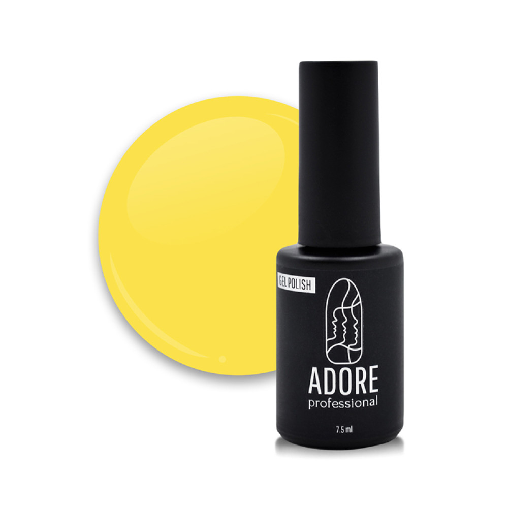 Гель-лак Adore Professional 469 Illuminating люмінісцентний жовтий. 7.5 мл