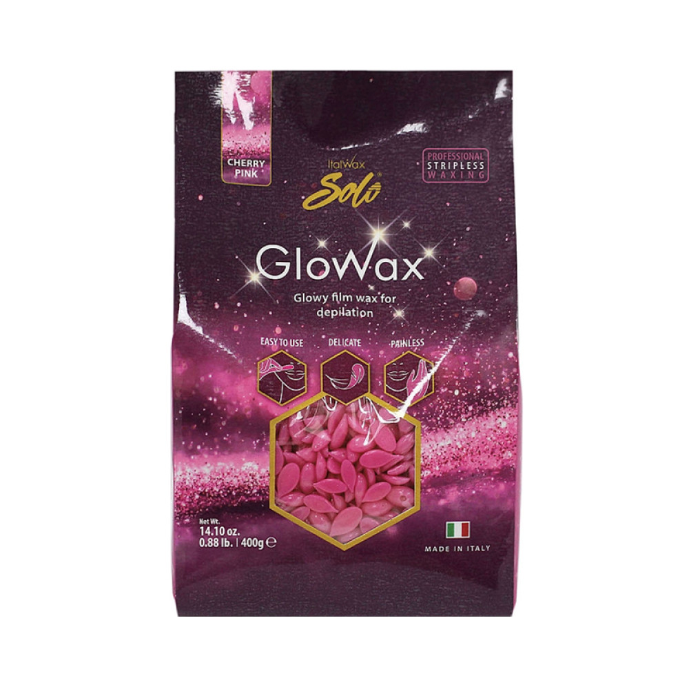 Воск гранулированный Ital Wax GloWax Cherry Pink Розовая вишня. 400 г