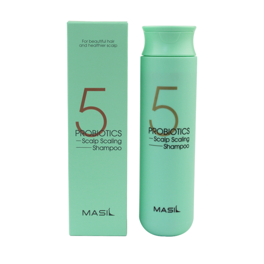 Шампунь для волосся Masil 5 Probiotics Scalp Scaling Shampoo глибоко очищуючий з пробіотиками. 300 мл