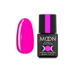 Гель-лак Moon Full Colour 121 глубокий ярко-розовый. 8 мл