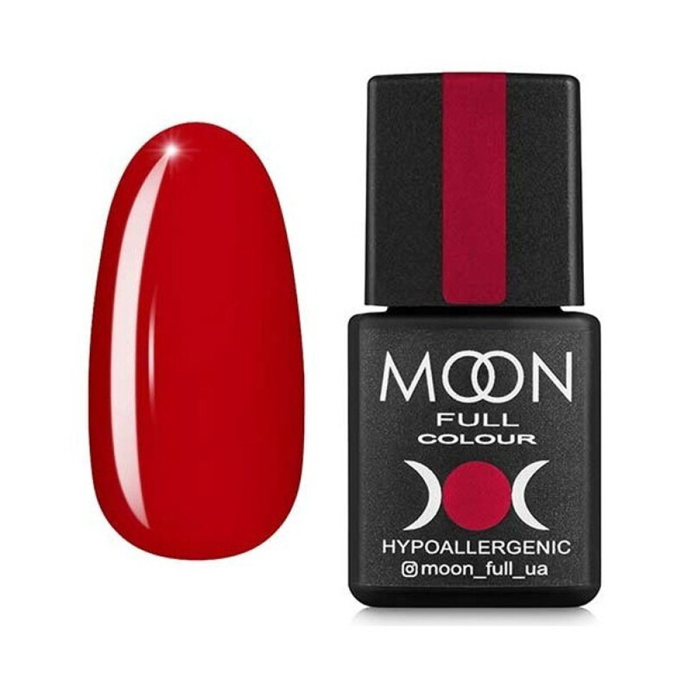 Гель-лак Moon Full Colour 138 полунично-червоний. 8 мл