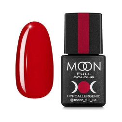 Гель-лак Moon Full Colour 138 клубнично-красный. 8 мл