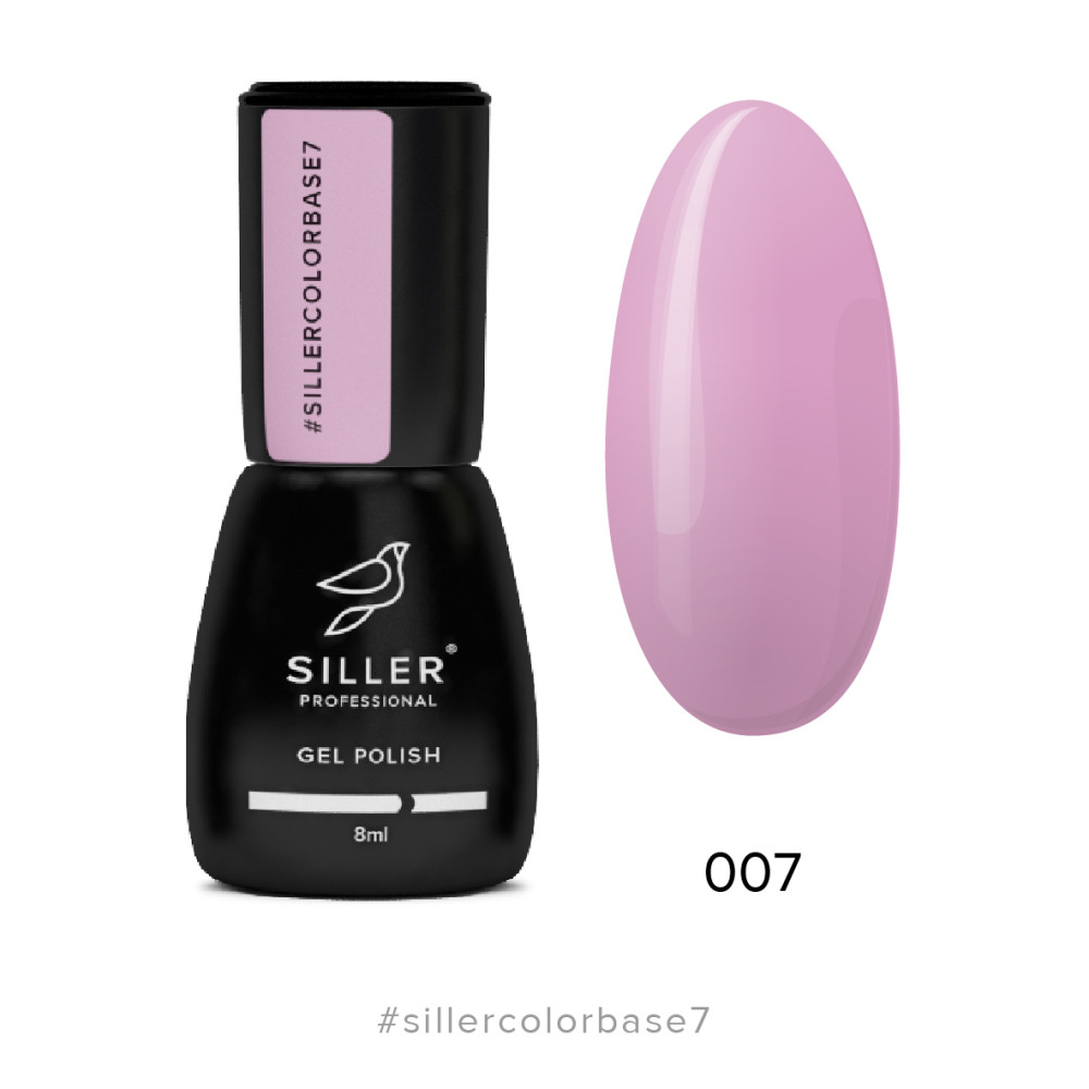 База цветная Siller Professional Color Base 007, пурпурно-розовый, 8 мл 