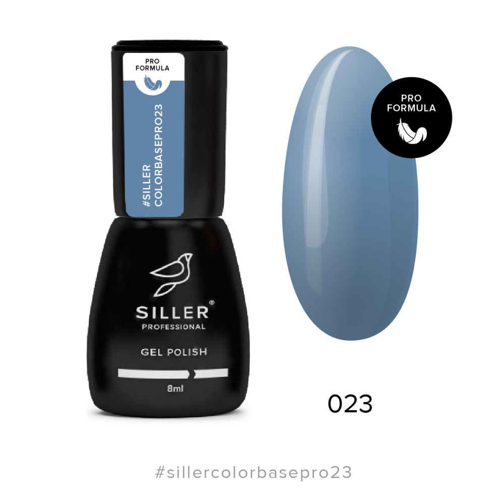 База цветная Siller Professional Color Base Pro 023. морской синий. 8 мл