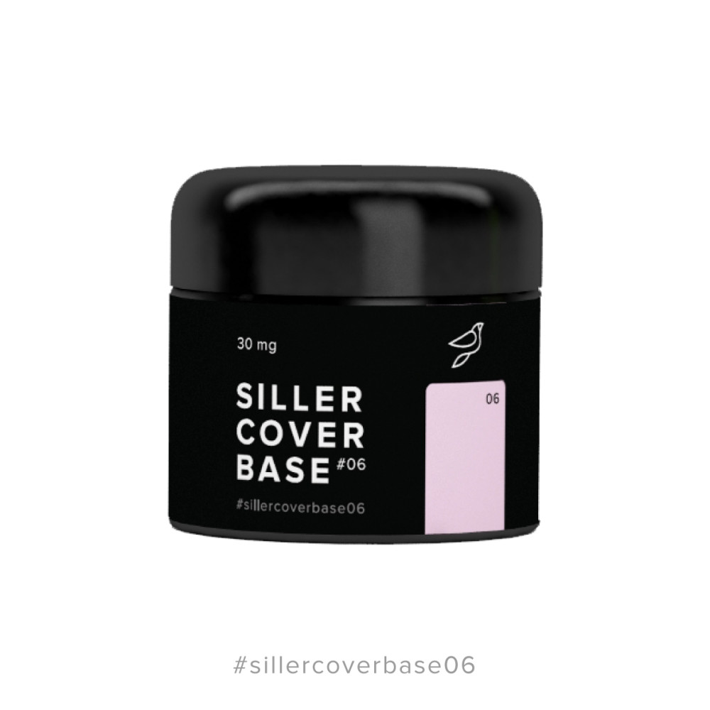 База камуфлирующая каучуковая Siller Professional Cover Base 006. светло-розовый. 30 мл